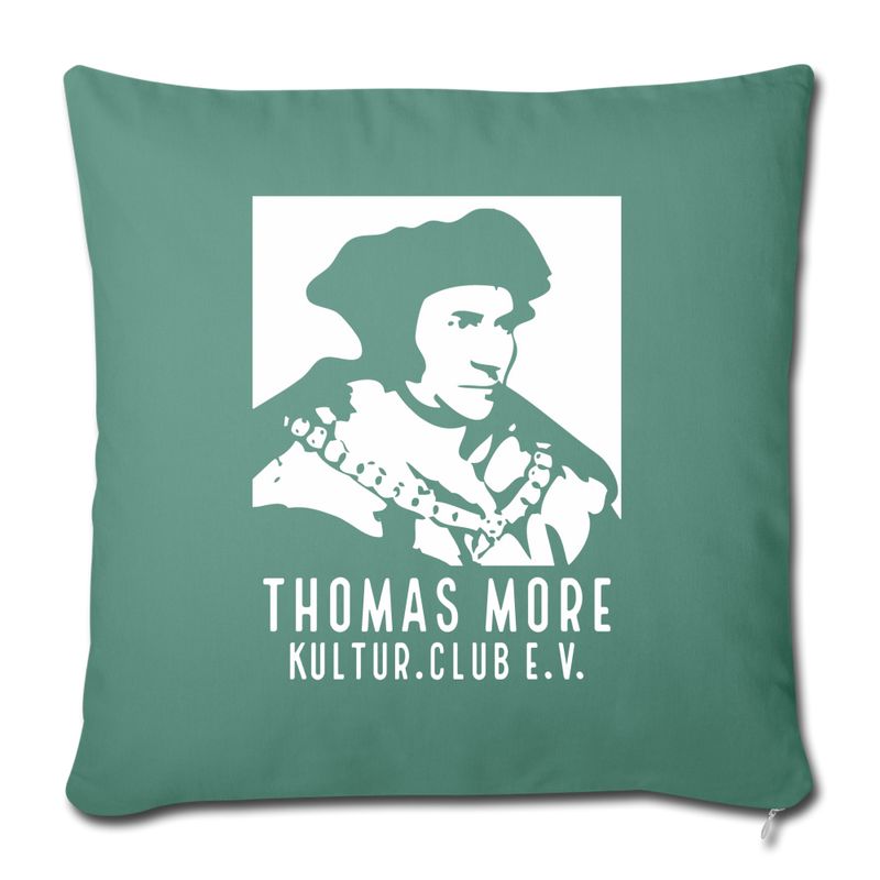 Thomas More Kultur.Club - Sofakissen mit Füllung 44 x 44 cm - Tanngrün
