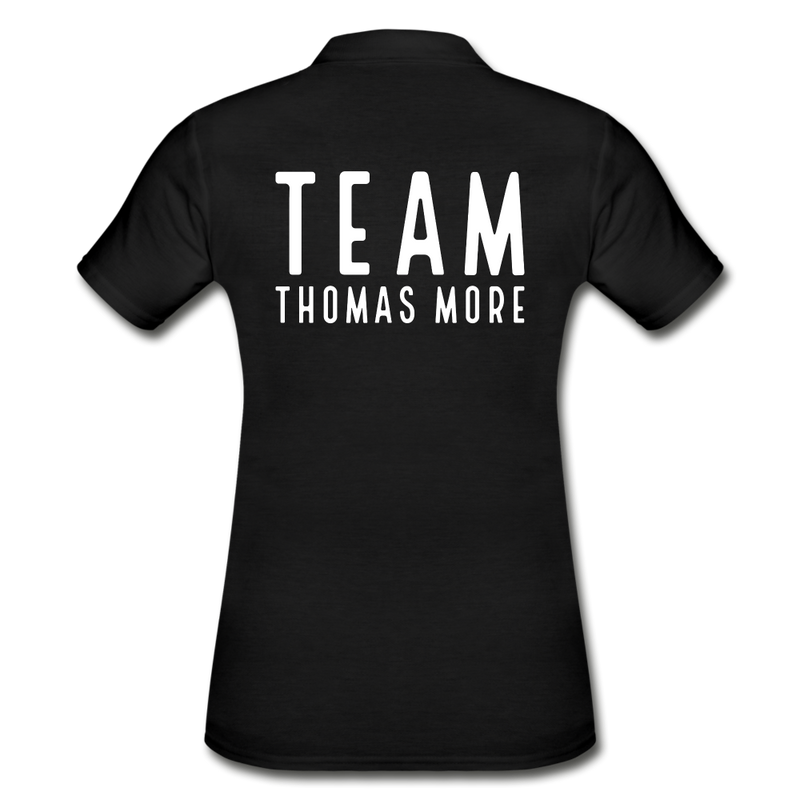 Team Thomas More - Frauen Polo Shirt - Schwarz