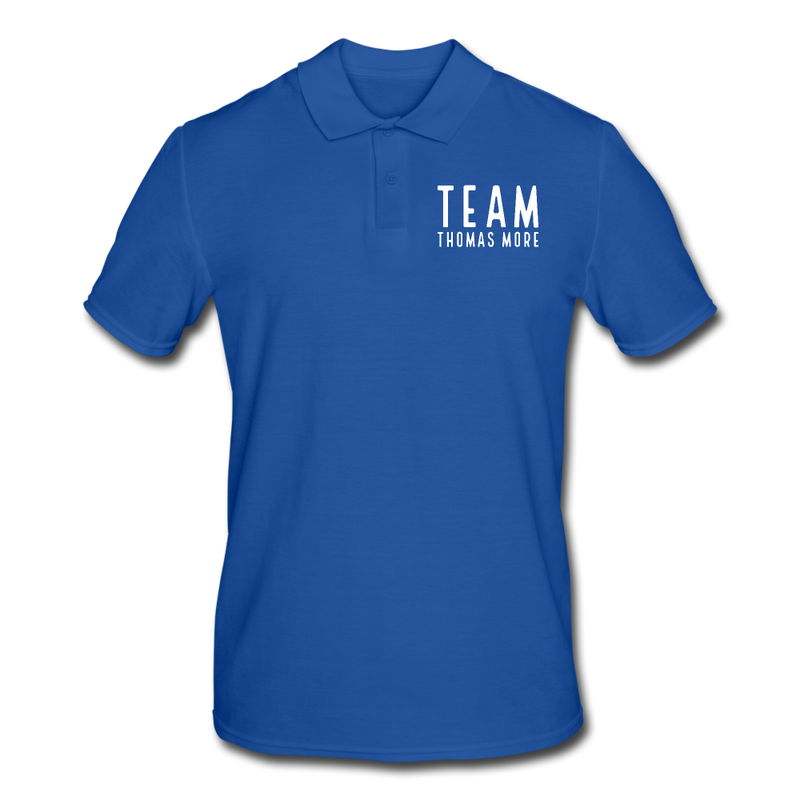 Team Thomas More - Männer Poloshirt - Royalblau