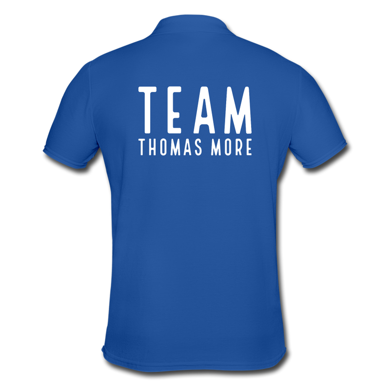 Team Thomas More - Männer Poloshirt - Royalblau