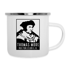 Thomas More Kultur.Club - Emaille-Tasse - weiß
